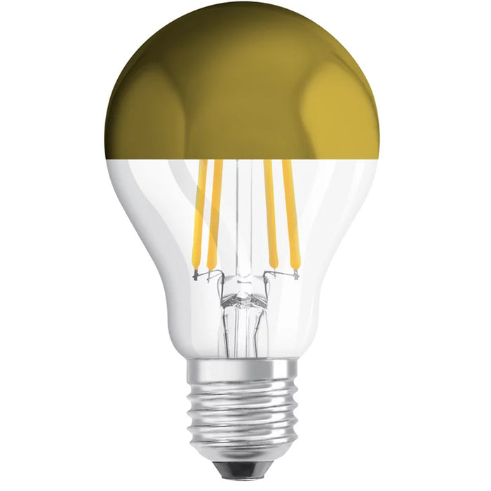 LED-E27 4W 380lm Kopfspiegel-Gold