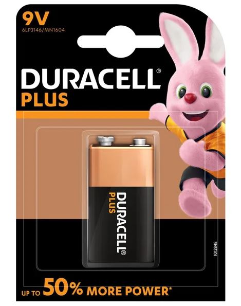 9V-BLOCK DURACELL 785mAh MN1604/6LR61