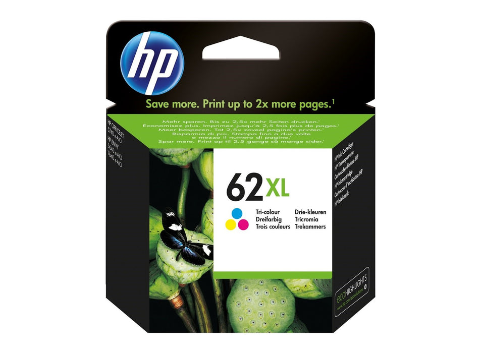 HP C2P07AE 62XL farbig 11,5ml