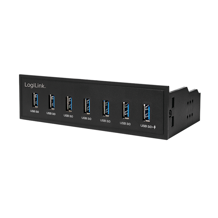 Frontpanel USB 3.0 Hub 7-port LogiLink