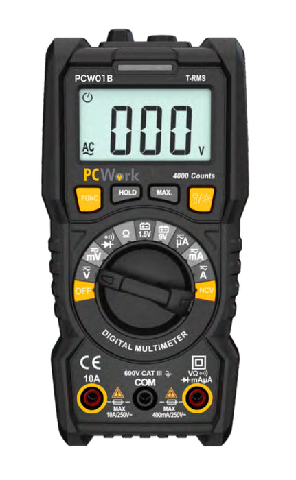 Multimeter PCW01B 4000 Counts