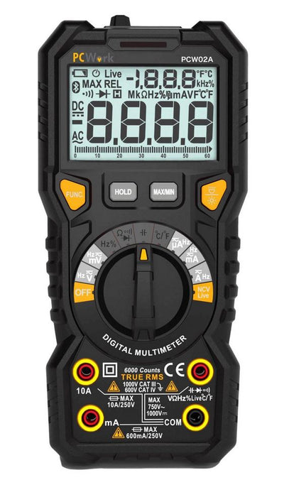 Multimeter PCW02A 6000 Counts True RMS