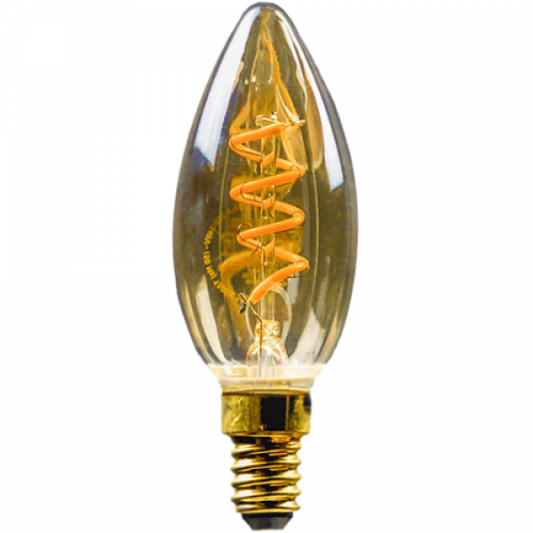 LED-E14 2,5W 125lm 1800K Kerze gold