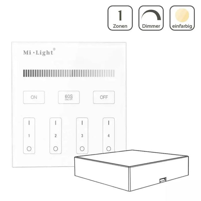 LED-Stripe Wand FB 4-Zone 1-farbig