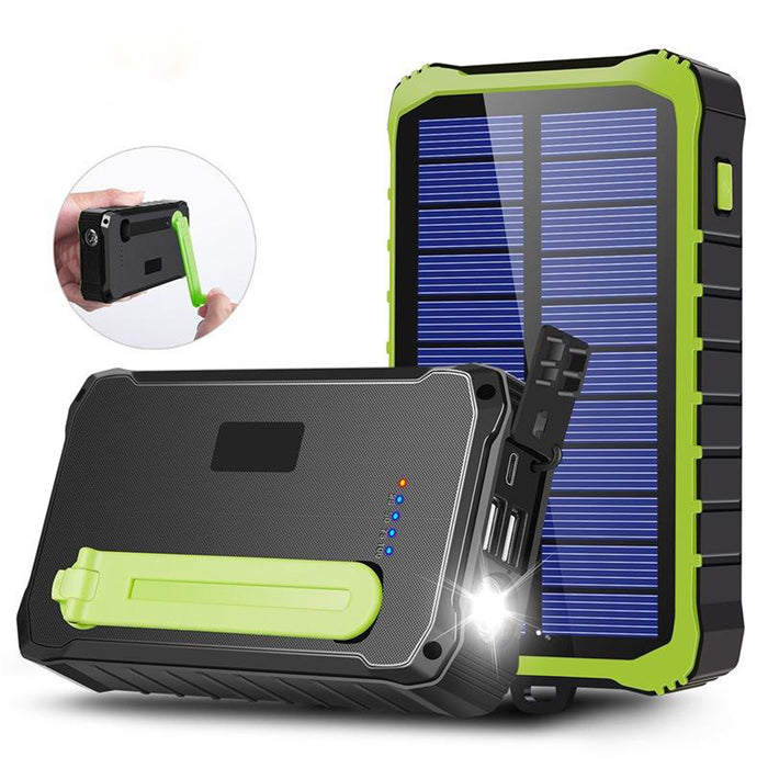 Powerbank Solar 10Ah mit Kurbel