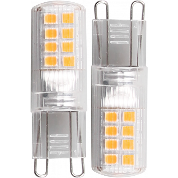 LED-G9 3W=30W 300lm 2er-Pack 300° 2900K