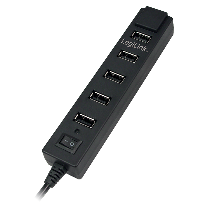 USB-Hub 2.0, 7 Port inkl. Netzteil(3.5A)