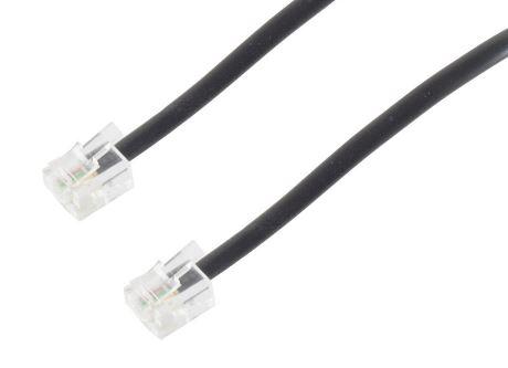 Western-Kabel 6m RJ11-RJ11, 4pol, 1:1,ST