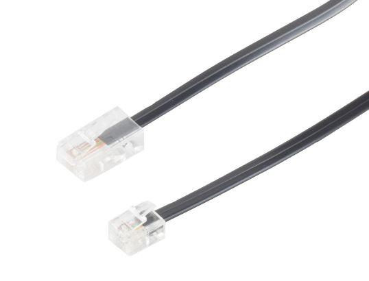 Western-Kabel 3m RJ11-RJ45, 4pol, 1:1,ST