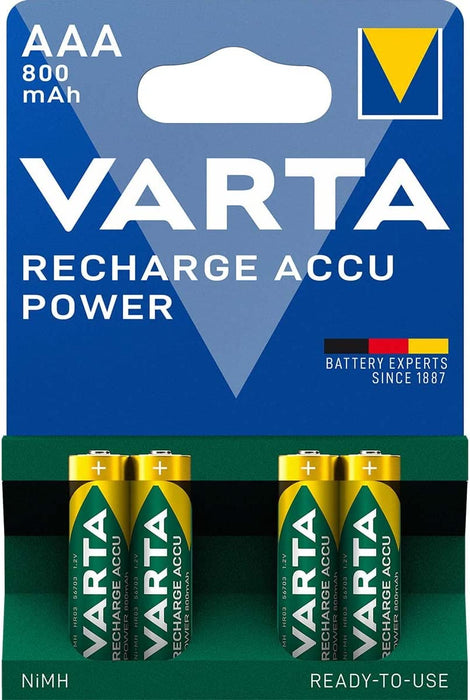 1.2V Micro 800mAh Varta Ready2Use 4-Pack