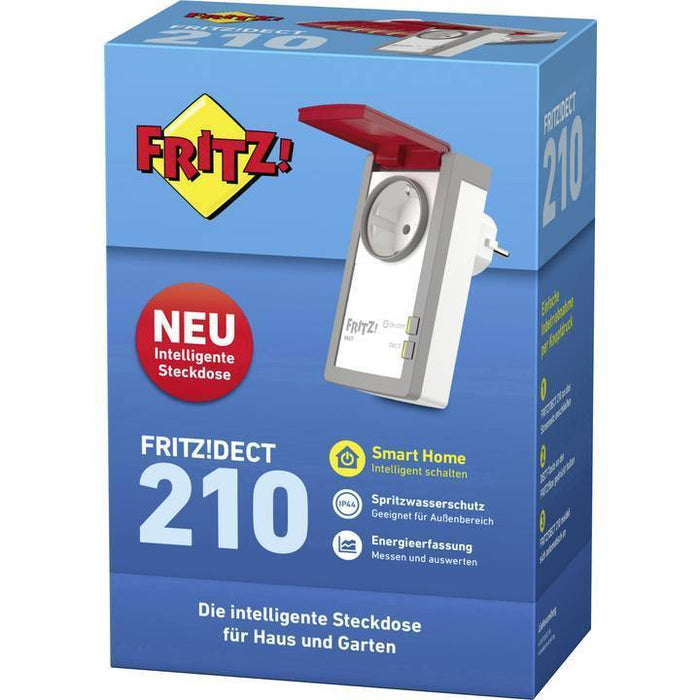 AVM FRITZ! DECT 210 Außensteckdose Energieerfassung & Temperaturmessung