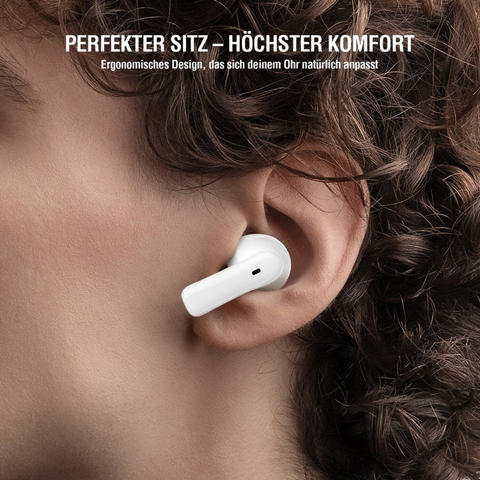 Ohrhörer BT 5.4 SkyBuds Air IPX4 weiß
