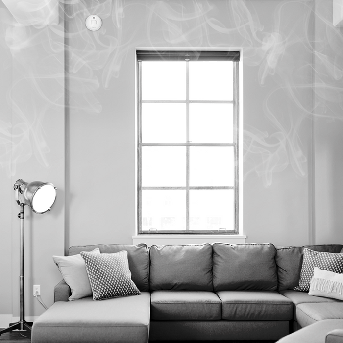 Rauchmelder integr. Batterie bis 10 J.