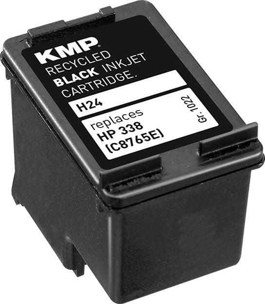 HP KMP H24 338 schwarz wiederbefüllt
