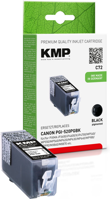 Canon KMP C72 PGI-520BK Pixma IP3600/