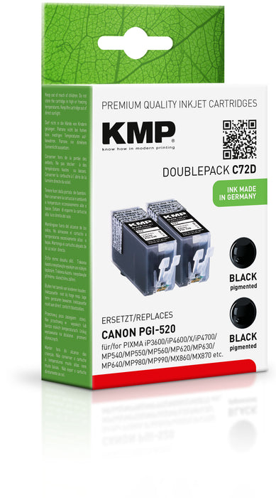 Canon KMP C72D Doppelpack PGI-520BK