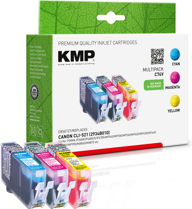 Canon KMP Tintenset Pixma IP3600/4600/..