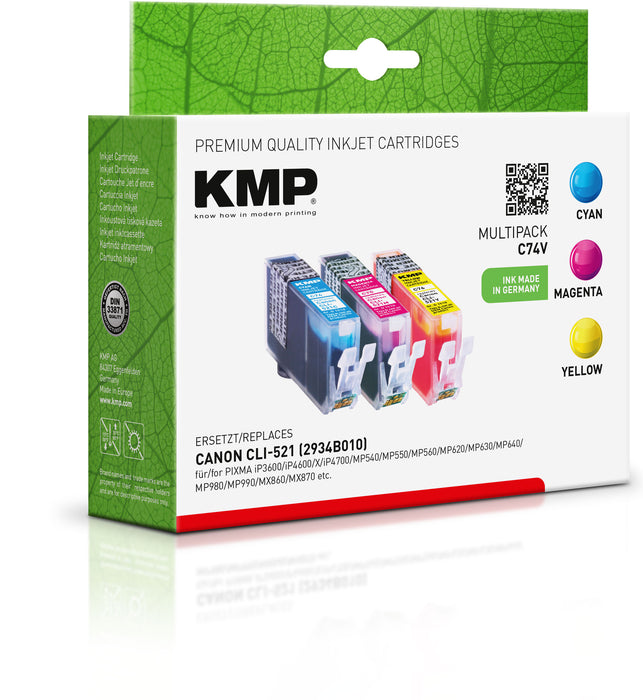 Canon KMP Tintenset Pixma IP3600/4600/..