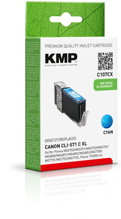 Canon KMP C107BPIX PGI571 CYAN  XL