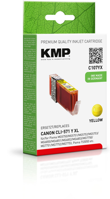 Canon KMP C107BPIX PGI571 yellow  XL