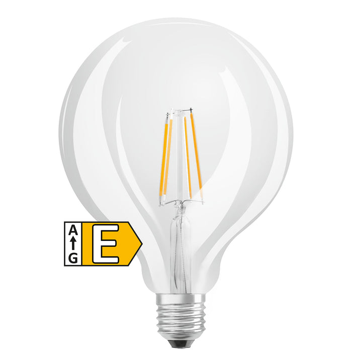 LED-E27 4,5W=40W | Globe | 470lm | warmweiß | Filament | Osram