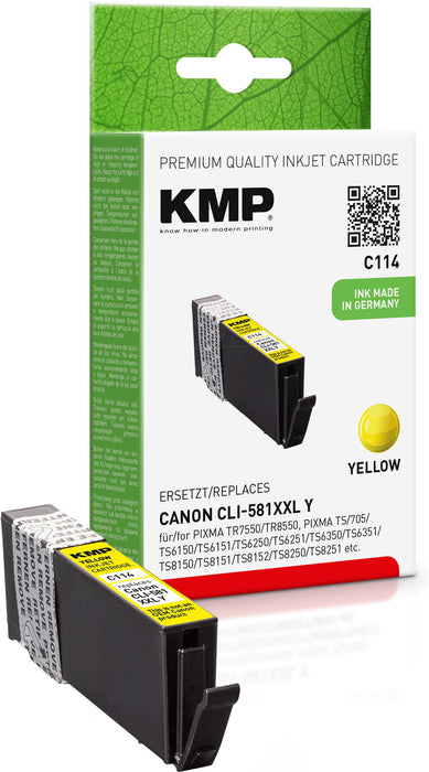 Canon KMP CLI-581 XXL yellow