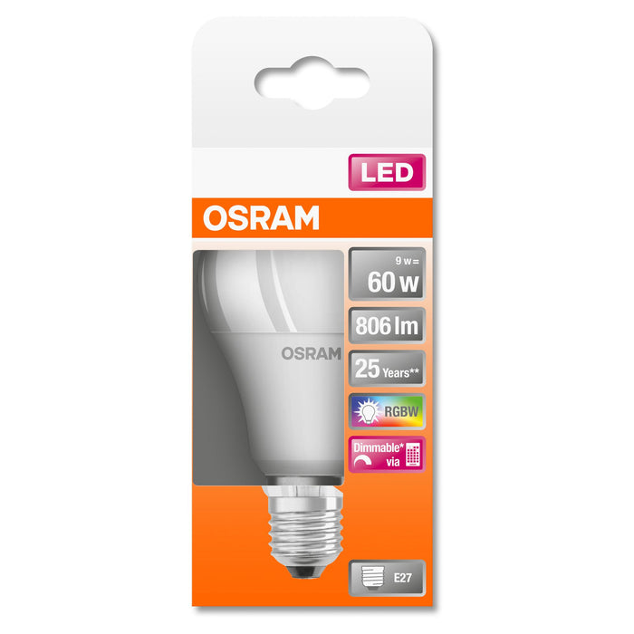 LED-E27 9W 810lm RGB+WW dimmbar Osram