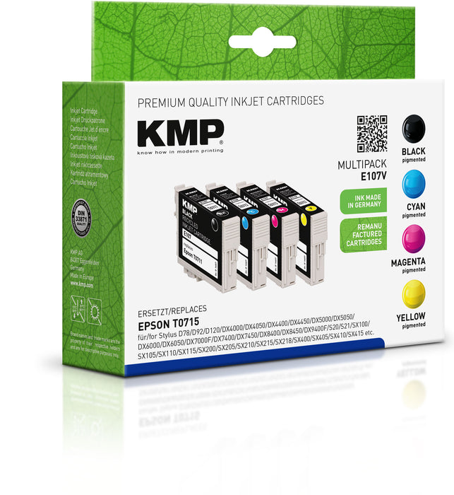 Epson KMP Tintenset E107V für Stylus D78