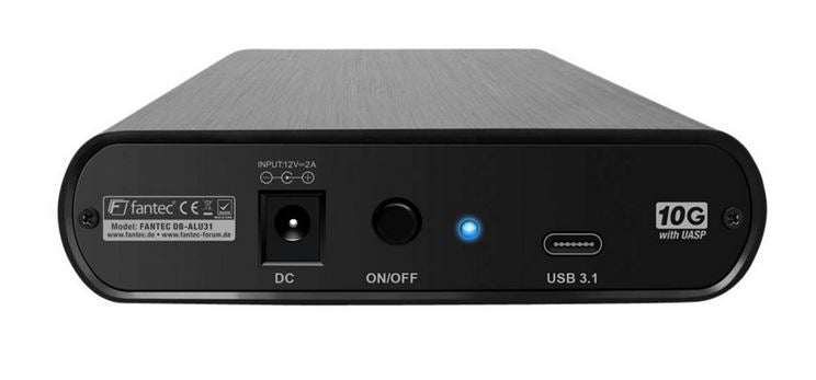 HDD-Gehäuse 3,5" USB 3.1 Fantec DB-Alu31