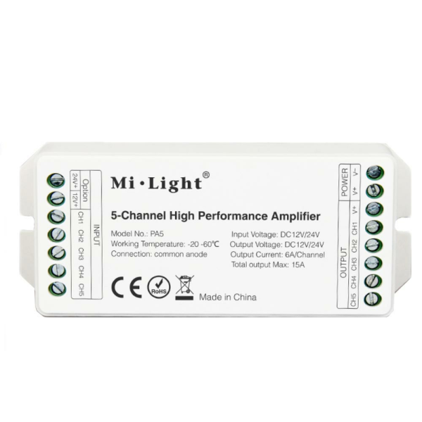 LED-Stripe RGB/W/CCT-Verstärker MiBoxer