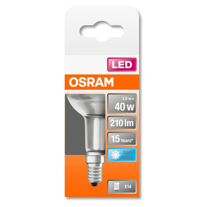 LED-E14 3W 190lm R50 60° 4000K Osram