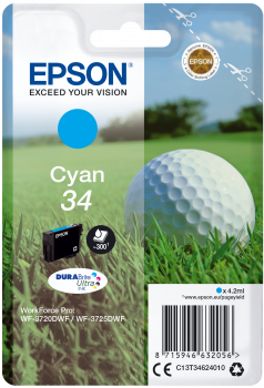 Epson 34 cyan (Golfball)