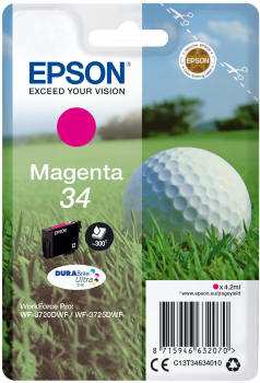 Epson 34 magenta (Golfball)