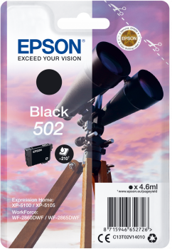 Epson 502 schwarz (Fernglas) 4,6ml