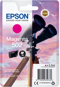 Epson 502 magenta 3,3ml (Fernglas)
