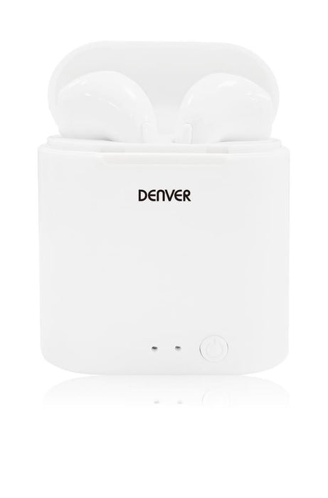 Ohrhörer BT 5.0 DENVER weiß In-Ear TWS