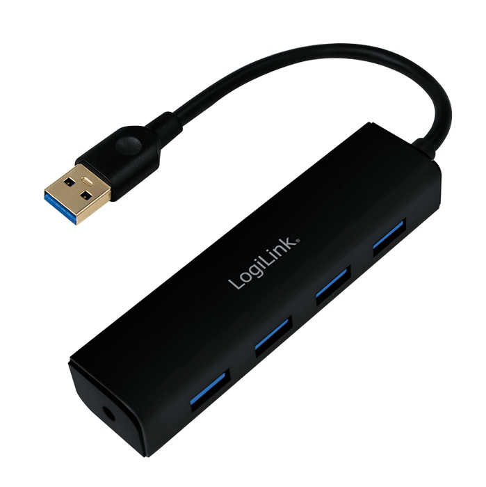 USB 3.0 Hub 4-fach 15cm Kabel