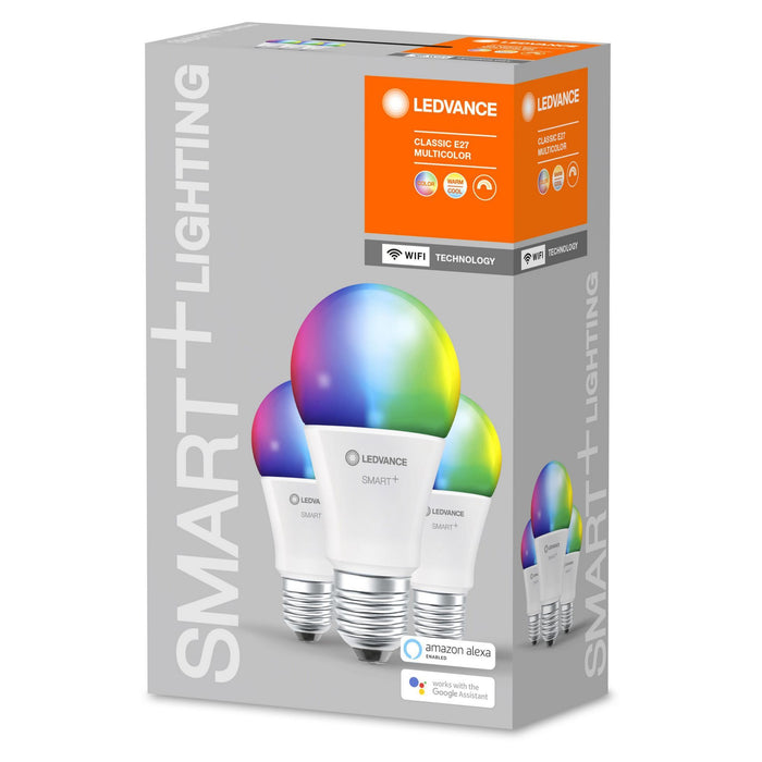 Smart+ WiFi E27 10W 1055lm RGB-CCT 3er-P