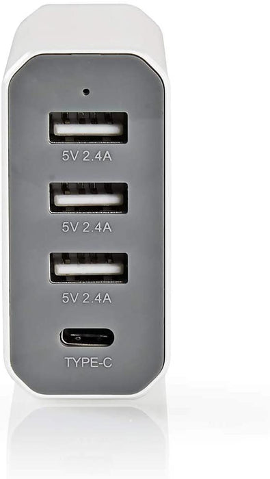 USB-Netzteil 3-fach + USB-C 8A