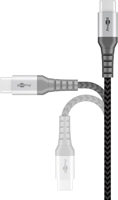 USB 3.1 Textilkabel C-St->2.0 A-St 1,0m