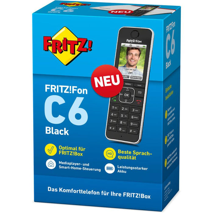 S-Tel AVM FRITZ!Fon C6 Black DECT