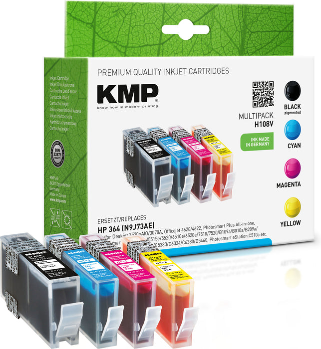 HP KMP Tintenset H108V 1 x schwarz,