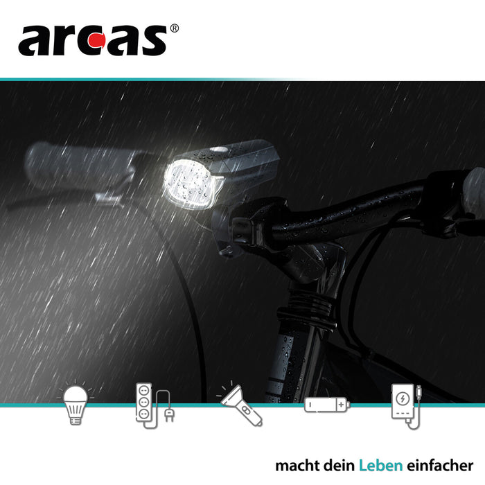 Fahrrad-Leuchtenset LED mit StVZO