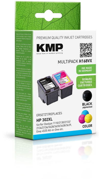 Tintenpatronen | HP | 302 XL | Multipack | KMP