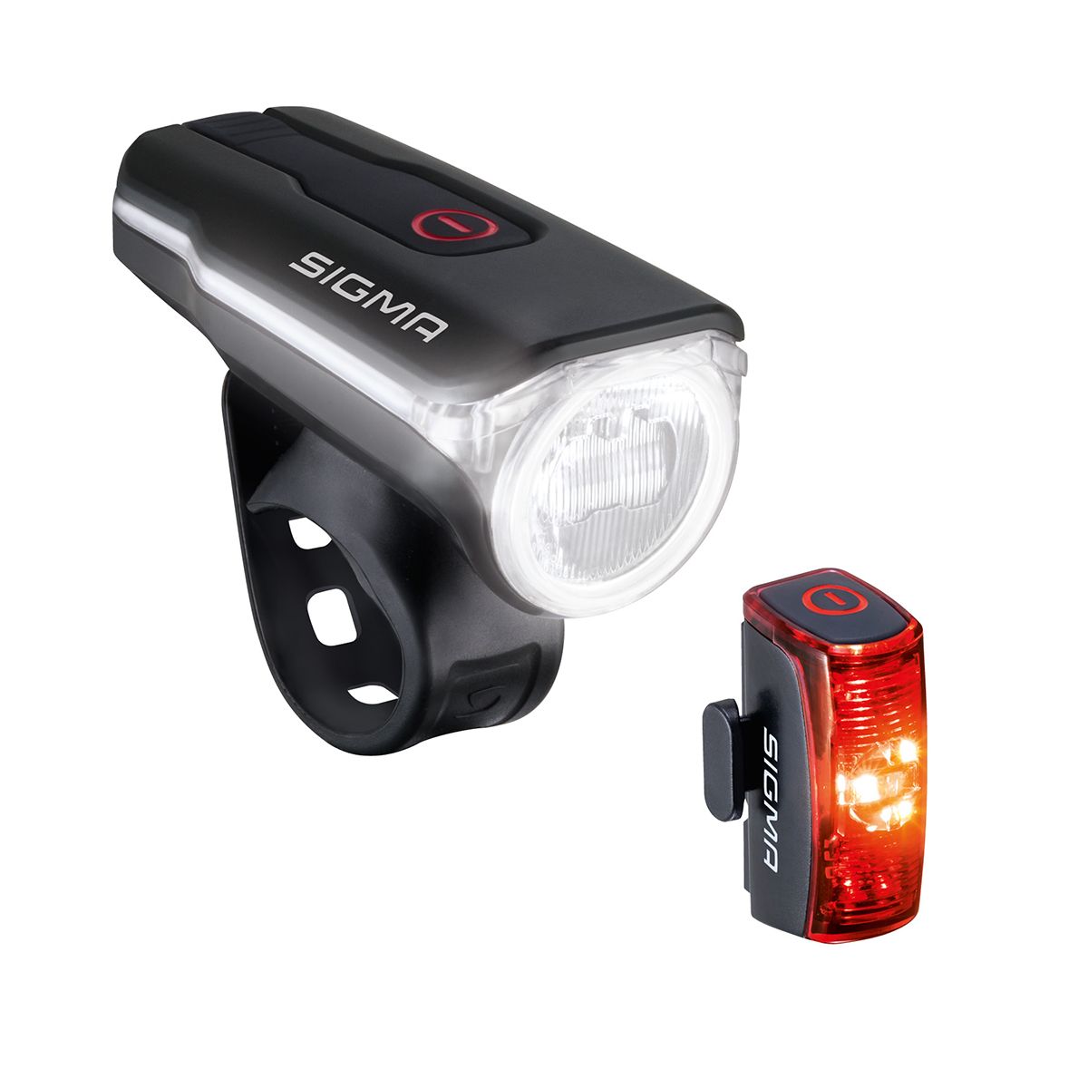fahrradbeleuchtung 60 lux Fahrrad-Leuchtenset AURA 60 USB/Infinity — Omega electronic GmbH