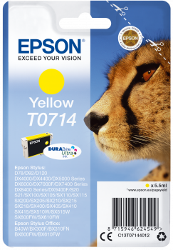 Epson Stylus T0714 gelb, D78/DX4000/5000