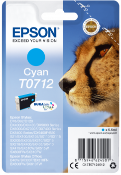 Epson Stylus T0712 cyan, D78/DX4000/5000