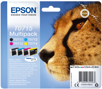 Epson Stylus T0715 Multipack, D78/DX4000