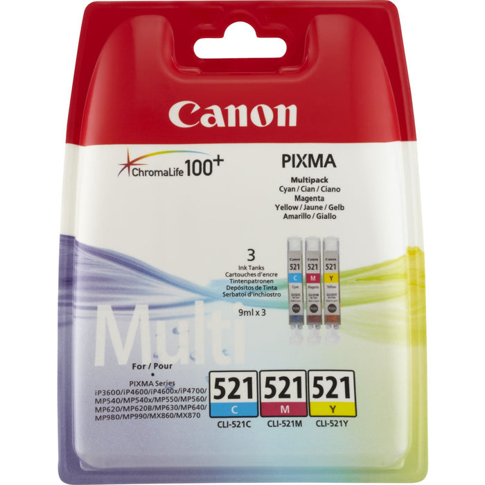 Canon CLI-521C/M/Y Multipack