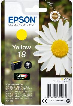 Tintenpatrone | Epson | 18 | T1804 | Yellow | Original